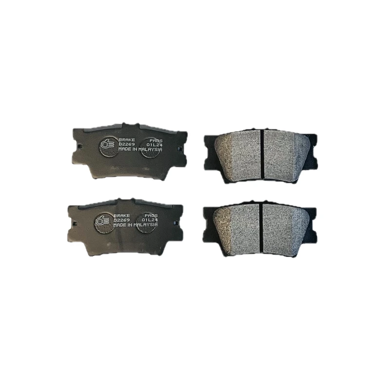 لنت ترمز عقب آی بی کی مدل D2269 دو جفت مناسب برای تویوتا کمری و تویوتا راوفور