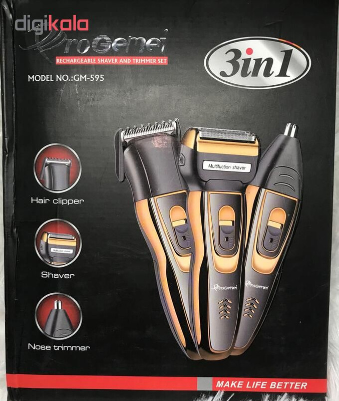 ماشین اصلاح موی صورت پروجیمی مدل GM-595 ماشین اصلاح موی صورت پروجیمی مدل GM-595