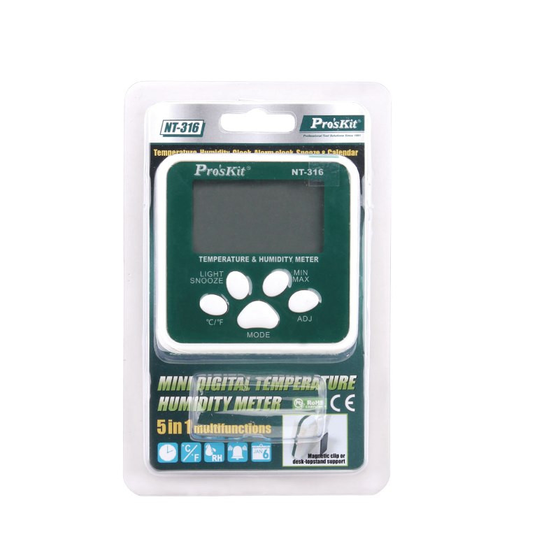 دما سنج و رطوبت سنج پروسکیت مدل NT-316