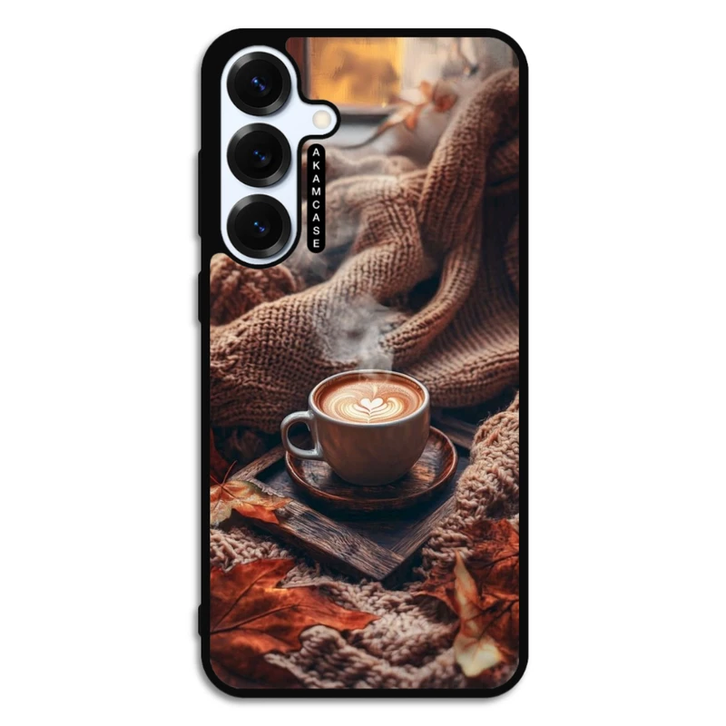 کاور آکام مدل AMC-WSGS25P-COFFEE-17 مناسب برای گوشی موبایل سامسونگ Galaxy S25 Plus