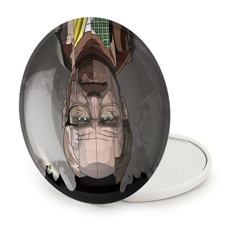 آینه جیبی خندالو طرح والتر وایت سریال بریکینگ بد Breaking Bad مدل تاشو کد 13282 آینه جیبی خندالو طرح والتر وایت سریال بریکینگ بد Breaking Bad مدل تاشو کد 13282