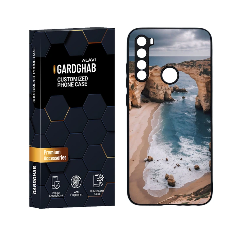 کاور گارد قاب علوی مدل دورژله ای منظره و طبیعت مناسب برای گوشی موبایل شیائومی Redmi Note 8