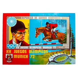 تمبر یادگاری مدل اسب سواری کد var-625