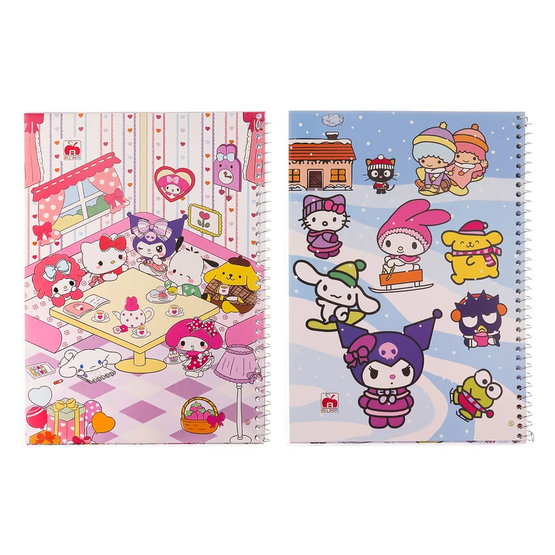 دفتر مشق 40 برگ نهال طرح کرومی مدل صفحات طرح‌دار کد 8413 بسته 2 عددی