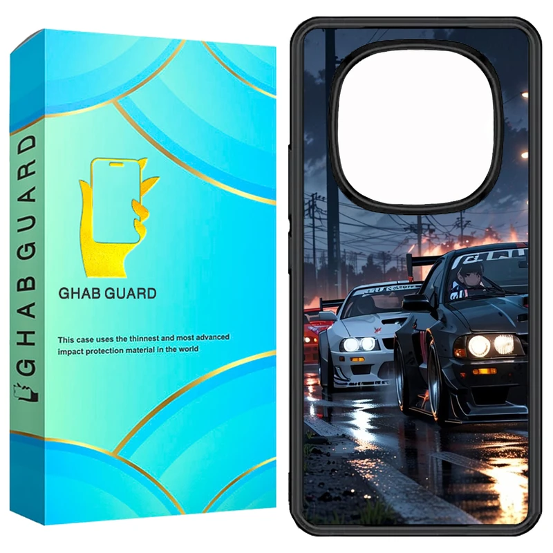 کاور قاب گارد طرح ماشین مدل GN14P مناسب برای گوشی موبایل شیائومی Redmi Note 14 Pro 5G / Note 14 Pro Plus 5G