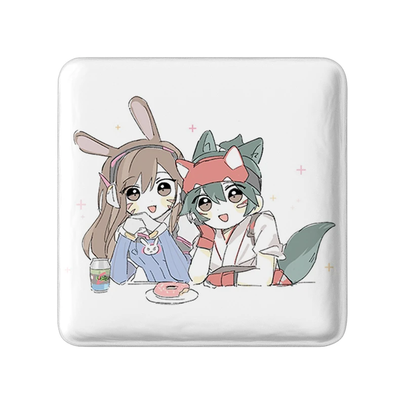 پیکسل خندالو طرح بازی اورواچ (Overwatch) مدل مربعی کد 31623