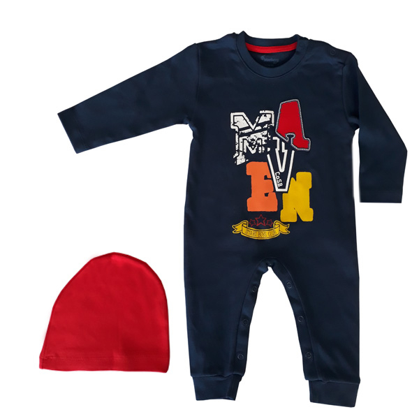 ست سرهمی و کلاه نوزادی مدل MAVEN کد 176 