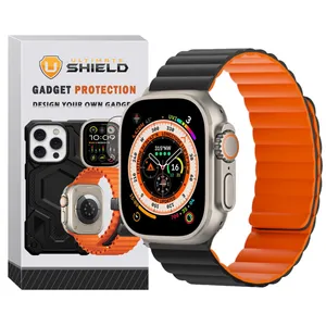 Ultimate Shield SIC Link UL BK Band for Wearfit T800 Ultra / T900 Ultra / HK8 Pro Max / HK9 Ultra 2