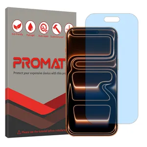 Promate Resistant model matte anti blue screen protector suitable for Apple iPhone 17 Pro Max Mobile phone 