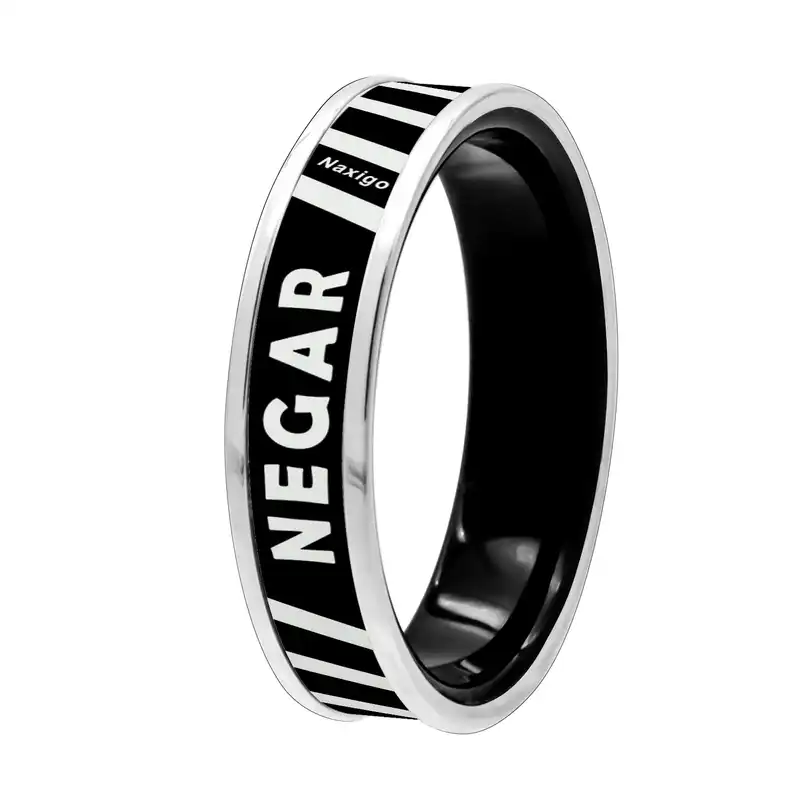 انگشتر ناکسیگو مدل شب تاب طرح نگار کد RB15796