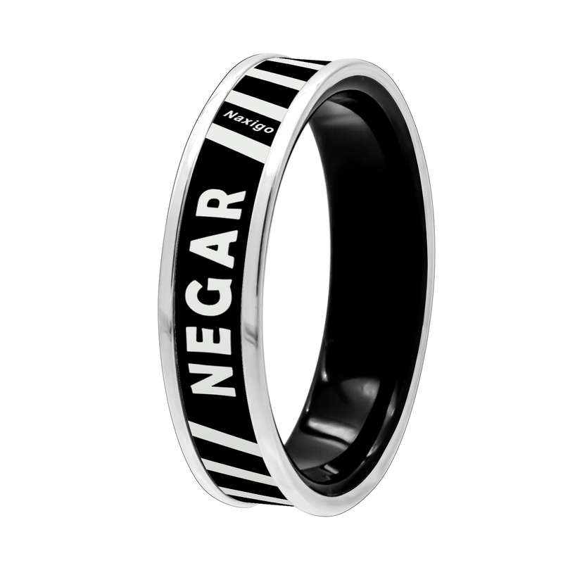 انگشتر ناکسیگو مدل شب تاب طرح نگار کد RB15796