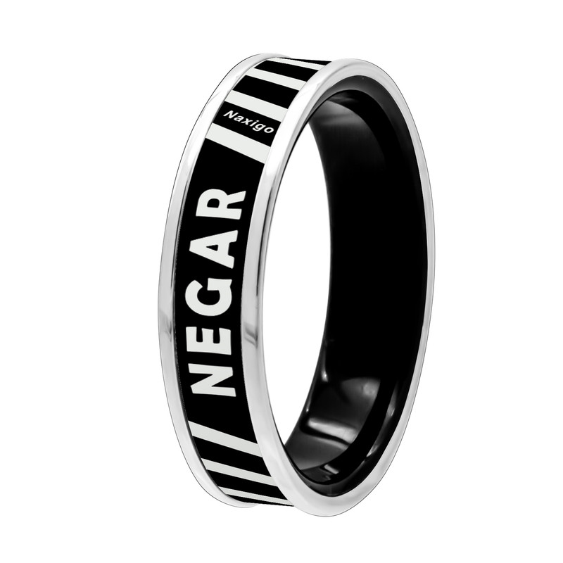 انگشتر ناکسیگو مدل شب تاب طرح نگار کد RB15796