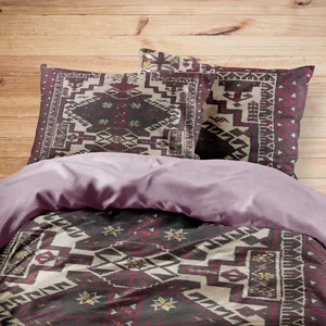 سرویس روتختی مدوپد طرح فرش بلوچ جانمازی مدل C-balouch22 یک نفره 4 تکه