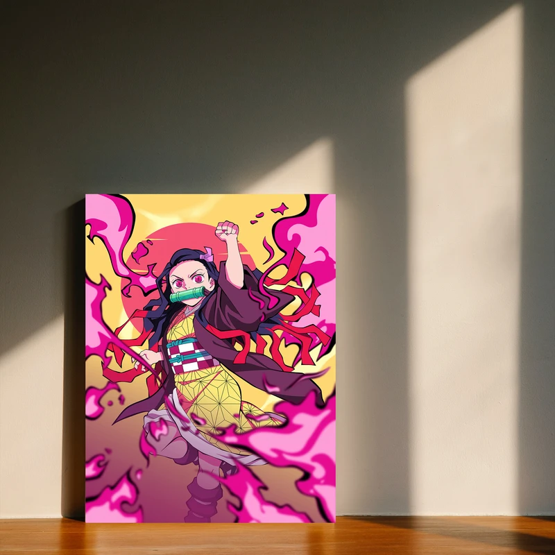 تابلو شاسی مدل انیمه شیطان کش demon slayer کد 1252