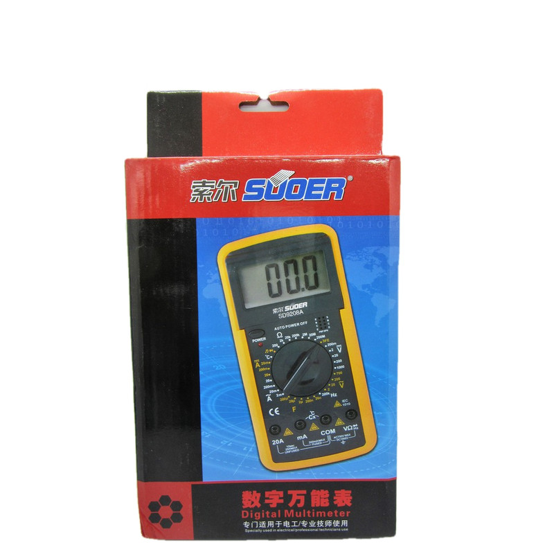 مولتی متر دیجیتال سوئر مدل SD-9208A مولتی متر دیجیتال سوئر مدل SD-9208A