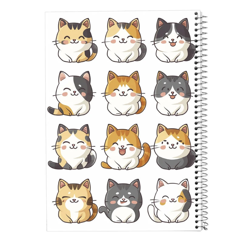 دفتر مشق 50 برگ مدوپد مدل سگ و گربه کد DF17315