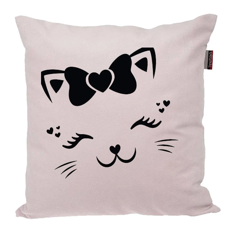 کوسن ناریکو مدل فانتزی طرح گربه کد 05502