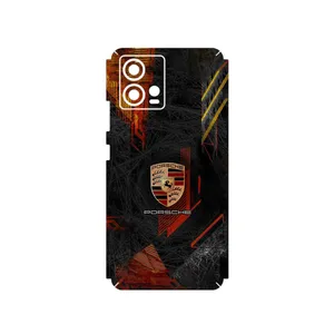 MAHOOT Porsche_Logo Cover Sticker for Motorola Edge 30 Fusion