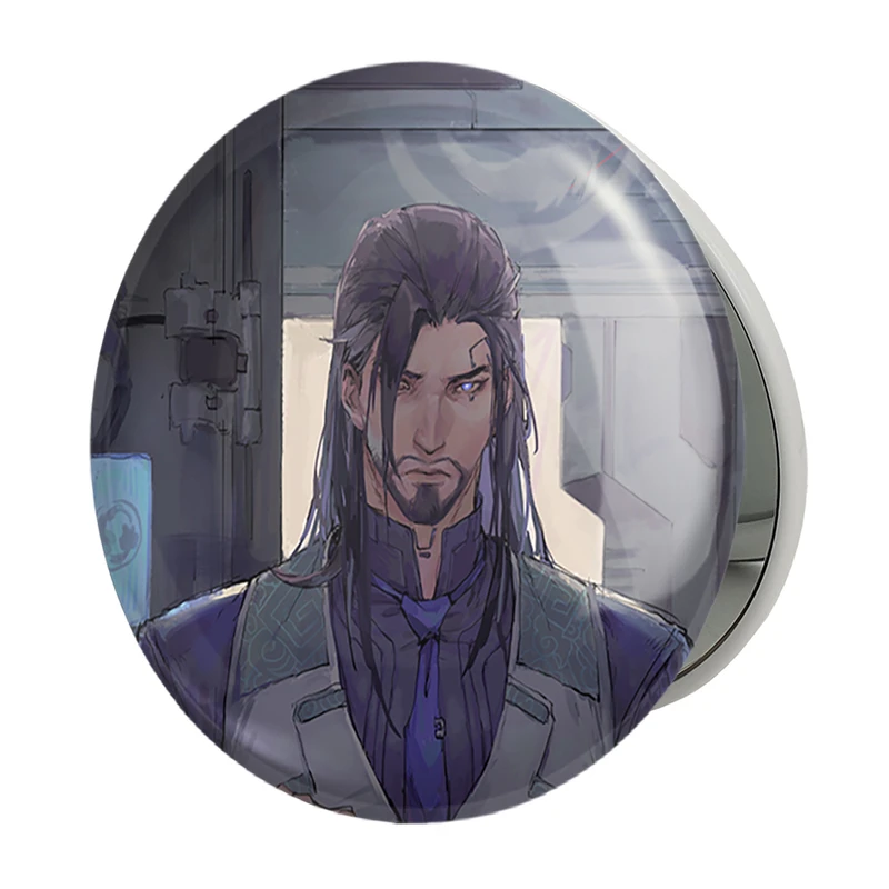 آینه جیبی خندالو طرح بازی اورواچ (Overwatch) مدل تاشو کد 31605