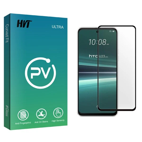 محافظ صفحه نمایش شیشه ای اچ وی تی مدل PV مناسب برای گوشی موبایل اچ تی سی Desire U23 Pro