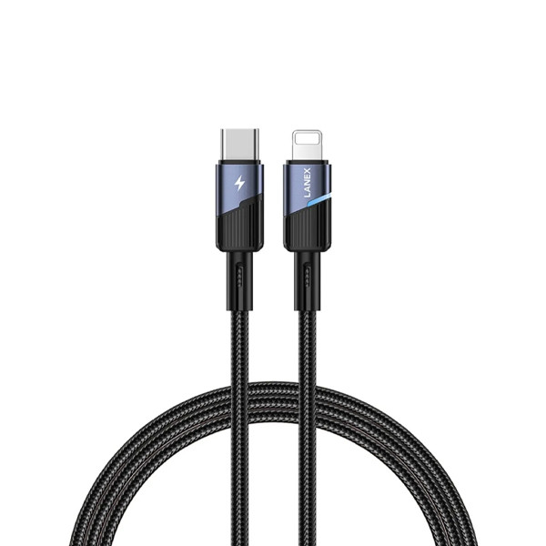 کابل تبدیل USB-C به لایتنینگ لانکس مدل LS42CL طول 1 متر