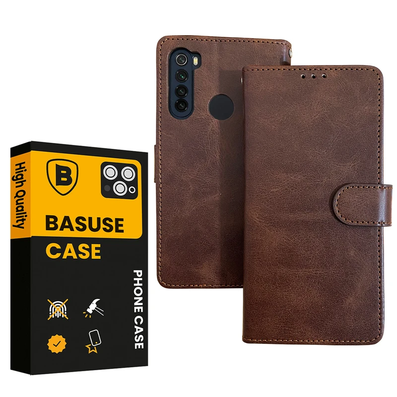 کیف کلاسوری باسئوس طرح Magneti کد M004 مناسب برای گوشی موبایل شیائومی Redmi Note 8