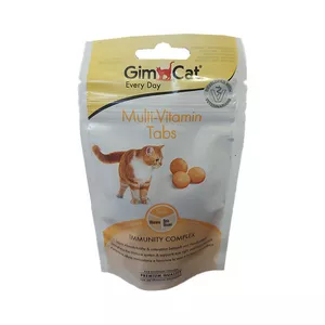 قرص مولتی ویتامین گربه جیم کت مدل Multi-Vitamin Tabs وزن 40 گرم