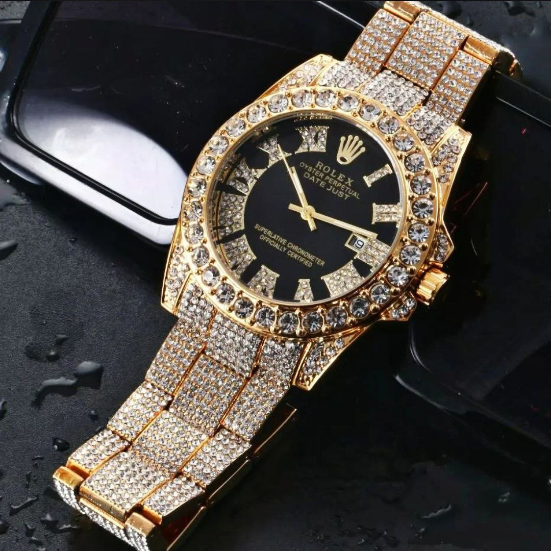 ساعت مچی عقربه‌ای مردانه  مدل دیت جاست نگینی کد 08