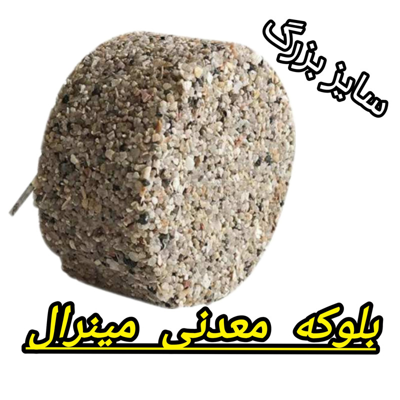 بلوک مینرال پرنده مدل B.M05 وزن 500 گرم مجموعه 5 عددی