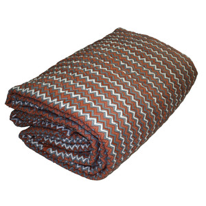 لحاف کرسی ژینورا مدل زیگرال سایز 380x380 سانتی متر