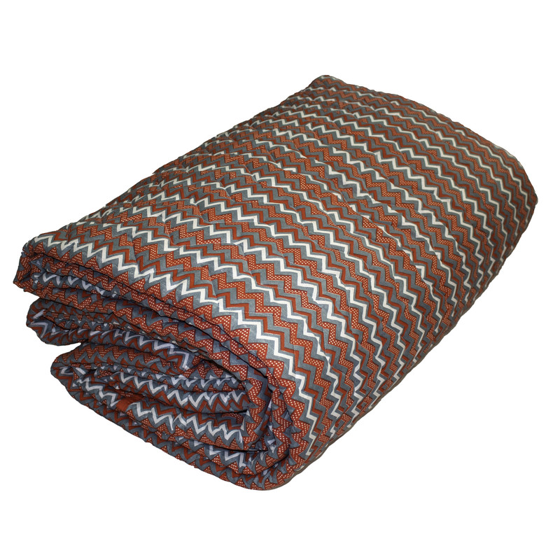 لحاف کرسی ژینورا مدل زیگرال سایز 380x380 سانتی متر