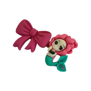 گیره مو زنانه مدل فانتزی طرح پرنسس و پاپیون کد 21022