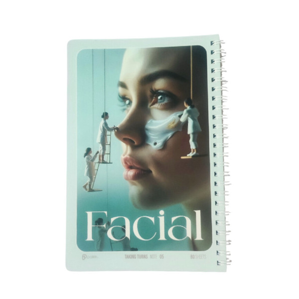 دفتر نوبت‌دهی 80 برگ مدل Facial پالت