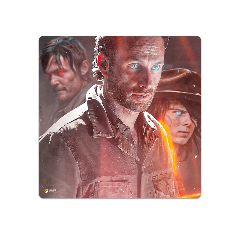 ماوس پد هومرو مدل NX618 طرح The Walking Dead سایز 40x40 سانتی‌متر