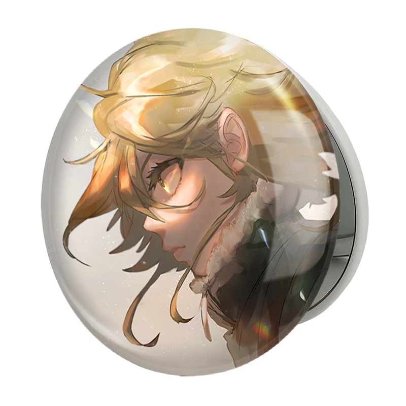 آینه جیبی خندالو طرح تانیا انیمه یوجو سنکی مدل تاشو کد 34698