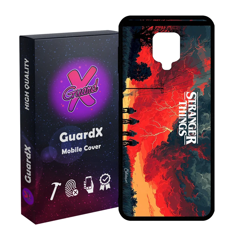 کاور گارد ایکس طرح چیزهای عجیب مدل 10887 مناسب برای گوشی موبایل شیائومی Redmi Note9 Pro/Note 9 Pro Max/Redmi Note 9S/MI Poco M2 Pro