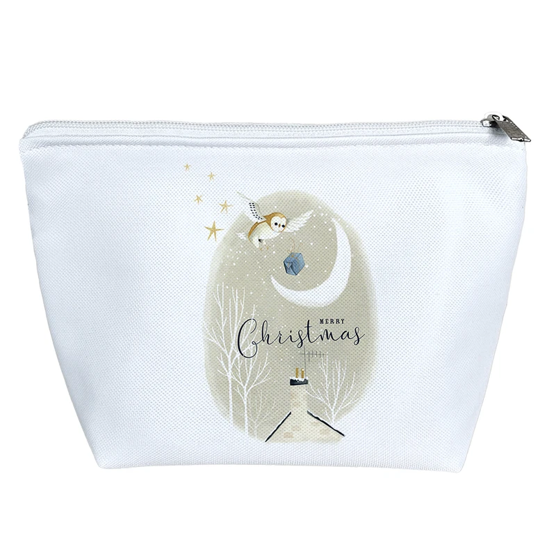 کیف لوازم آرایش دخترانه خندالو مدل کریسمس کد H1075