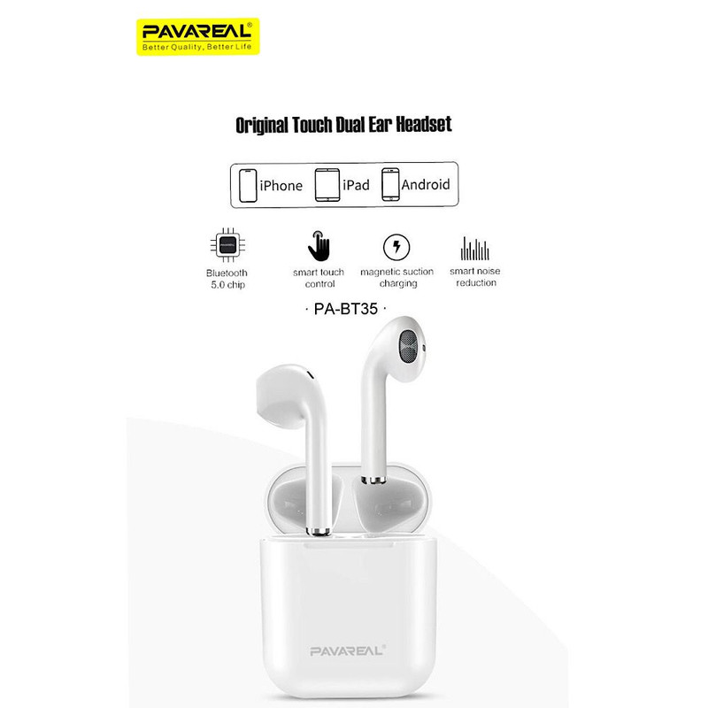 هندزفری بلوتوثی پاواریال مدل AIRPOD 2 BT35 3