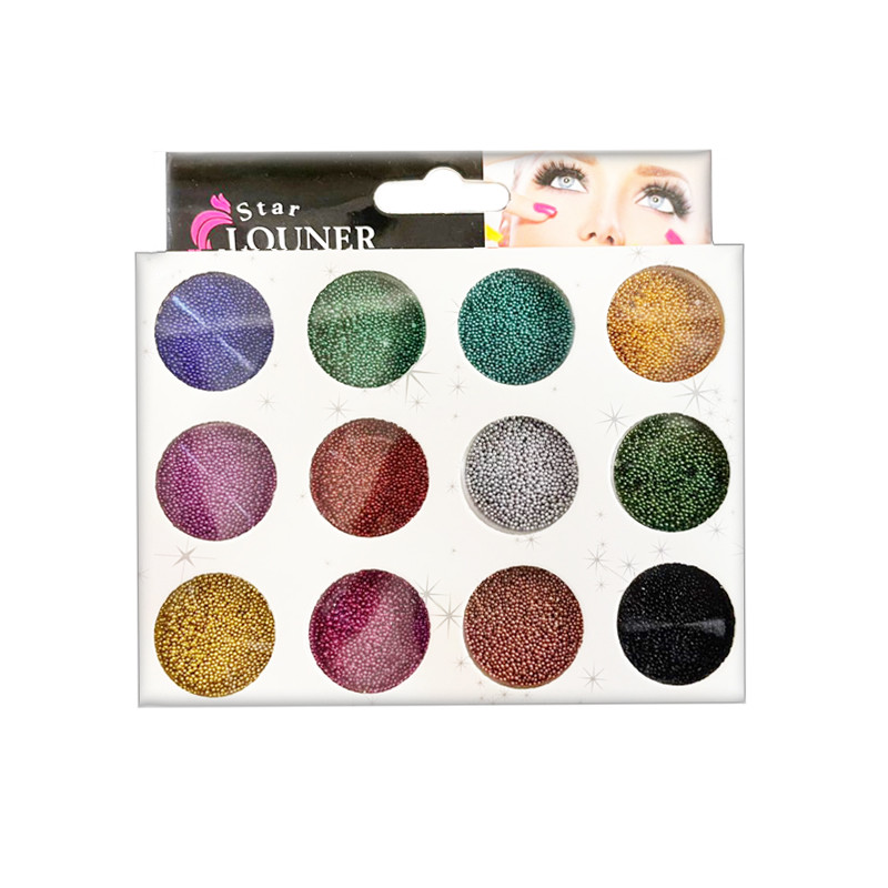 پودر لاک ناخن استار جونر مدل 01 بسته 12 عددی