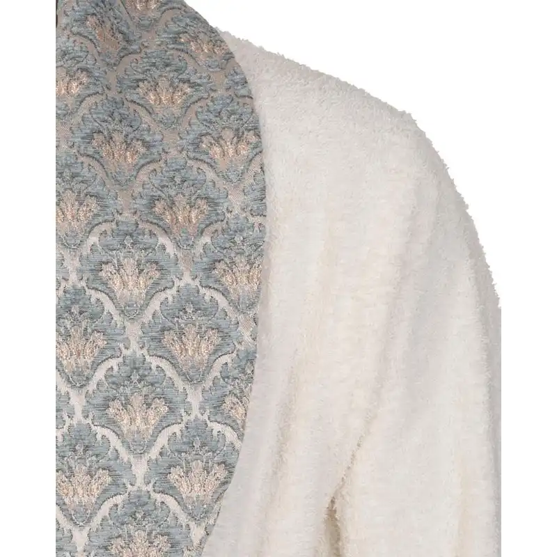 حوله پالتویی لنزو مدل کلار لوزی درشت سایز 120