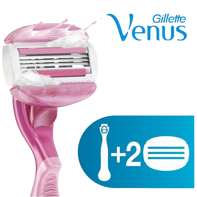 خودتراش ژيلت مدل Venus_Spa به همراه تیغ یدک بسته 2 عددی خودتراش ژيلت مدل Venus_Spa به همراه تیغ یدک بسته 2 عددی