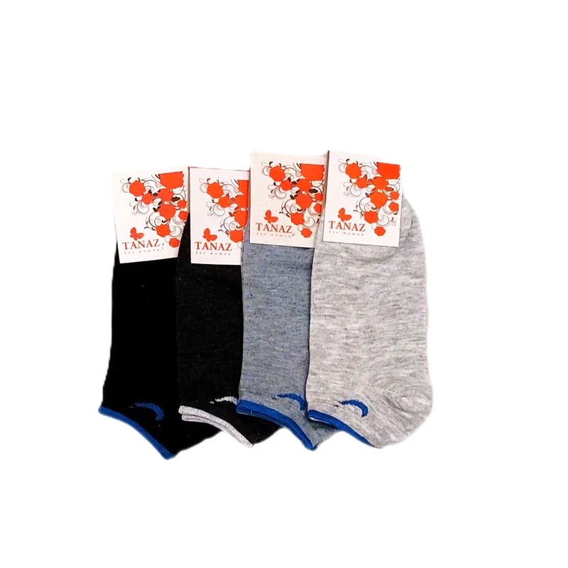 جوراب ساق کوتاه مردانه مدل 013 مجموعه ساده 4 عددی
