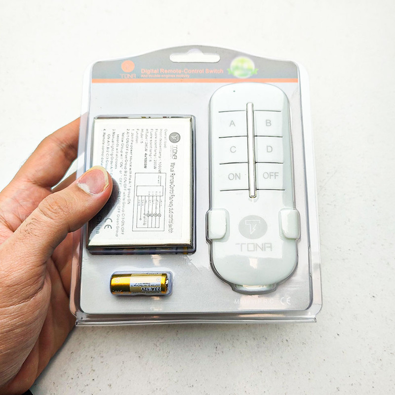 ریموت کنترل تونا مدل 4 کانال گیرنده مشترک