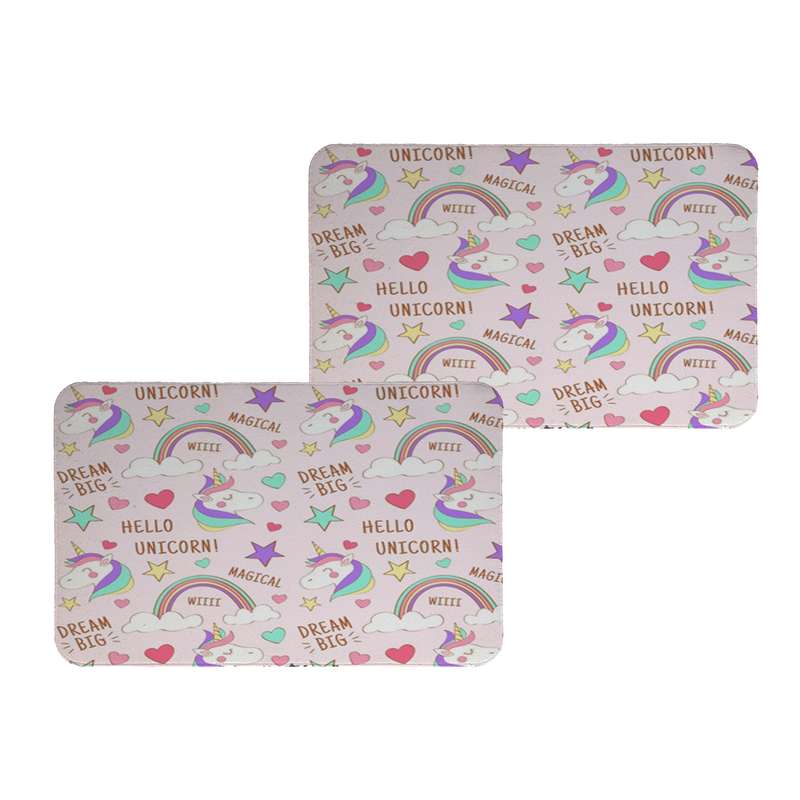 زیربشقابی طرح یونی کورن کد 8265 مجموعه دو عددی 