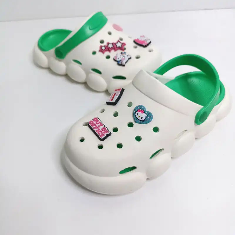 صندل زنانه مدل رکابدار طرح کیتی کد 1577-GN