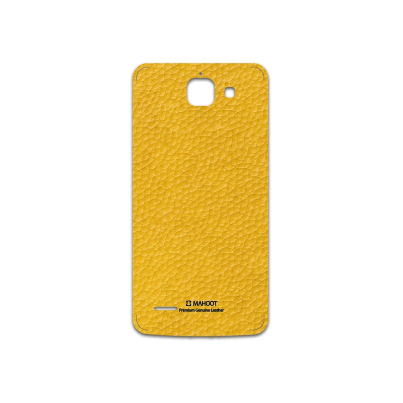 برچسب پوششی ماهوت مدل Mustard-Leather مناسب برای گوشی موبایل هوآوی Ascend G730