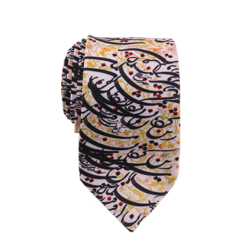 کراوات مردانه مدل نستعلیق کد 1433