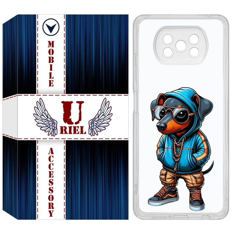 کاور یوریل مدل Clear کد 49 طرح سگ مناسب برای گوشی موبایل شیائومی Poco X3 / X3 Pro / X3 NFC
