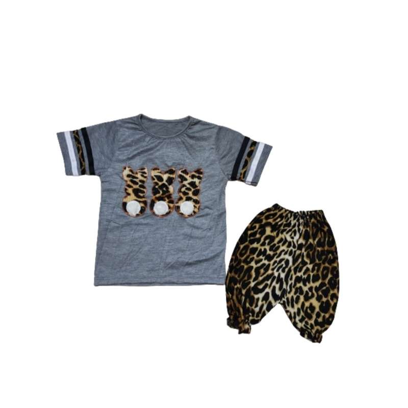 ست تی شرت و شلوارک دخترانه مدل p2