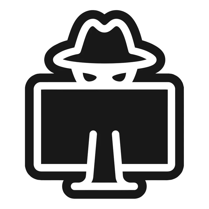 برچسب لپ تاپ پویا مارکت طرح جاسوس کد 2471